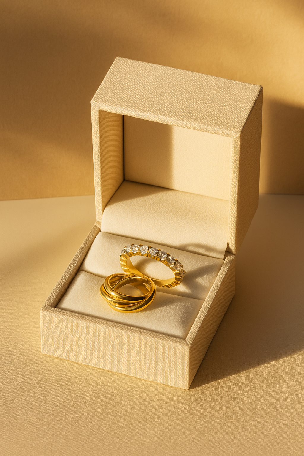 Fülbevalók és gyűrűk