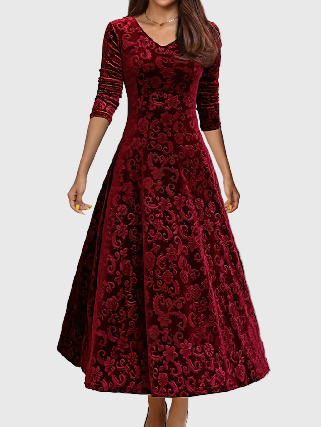 Nancy - Ünnepi Velúr Elegancia Ruha