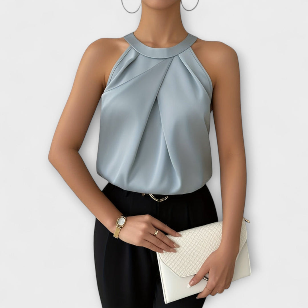 Skye - Elegáns Off-Shoulder Selyemblúz
