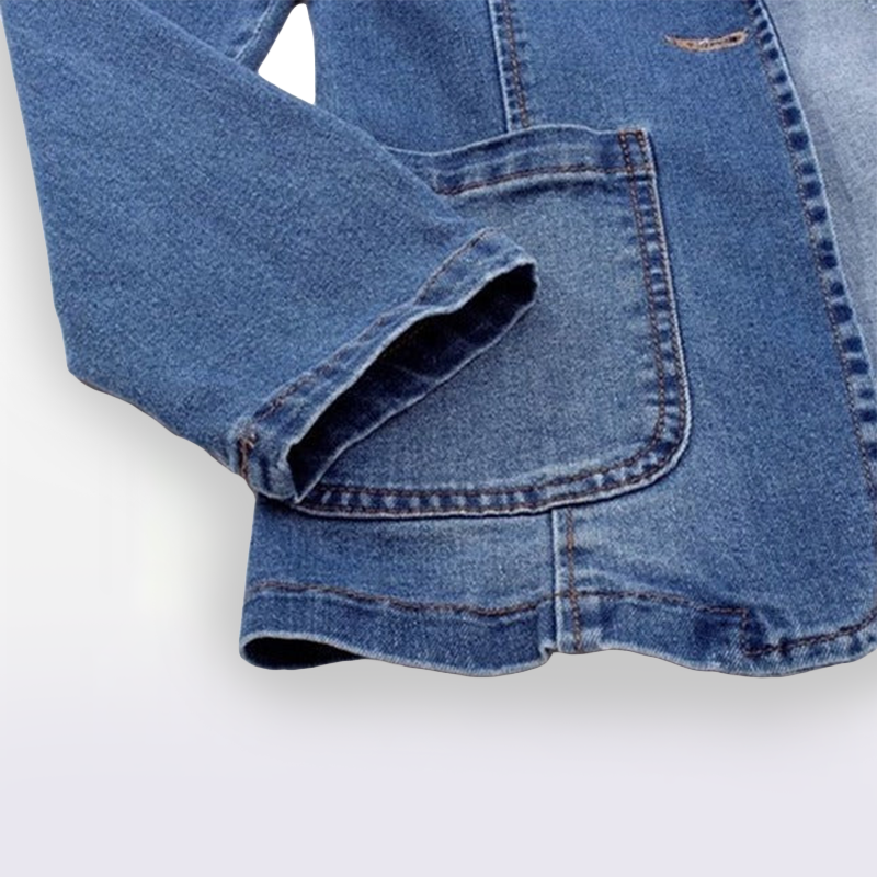 Sandra - Klasszikus Denim Blézer