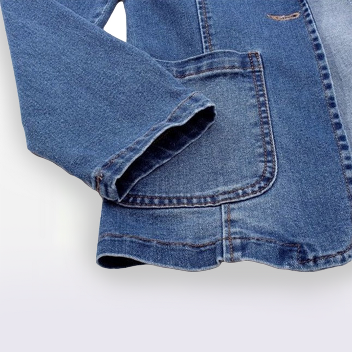 Sandra - Klasszikus Denim Blézer