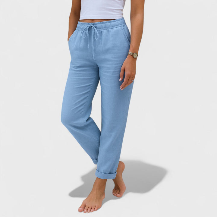 Klára - lenvászon Stretch Nadrág