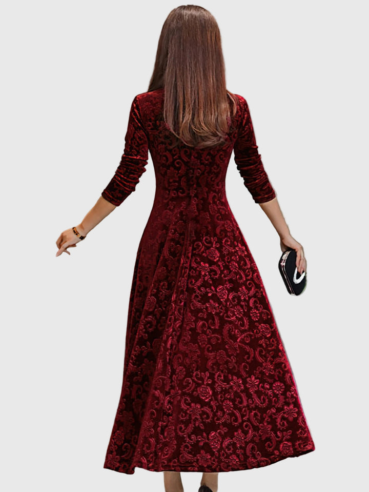 Nancy - Ünnepi Velúr Elegancia Ruha