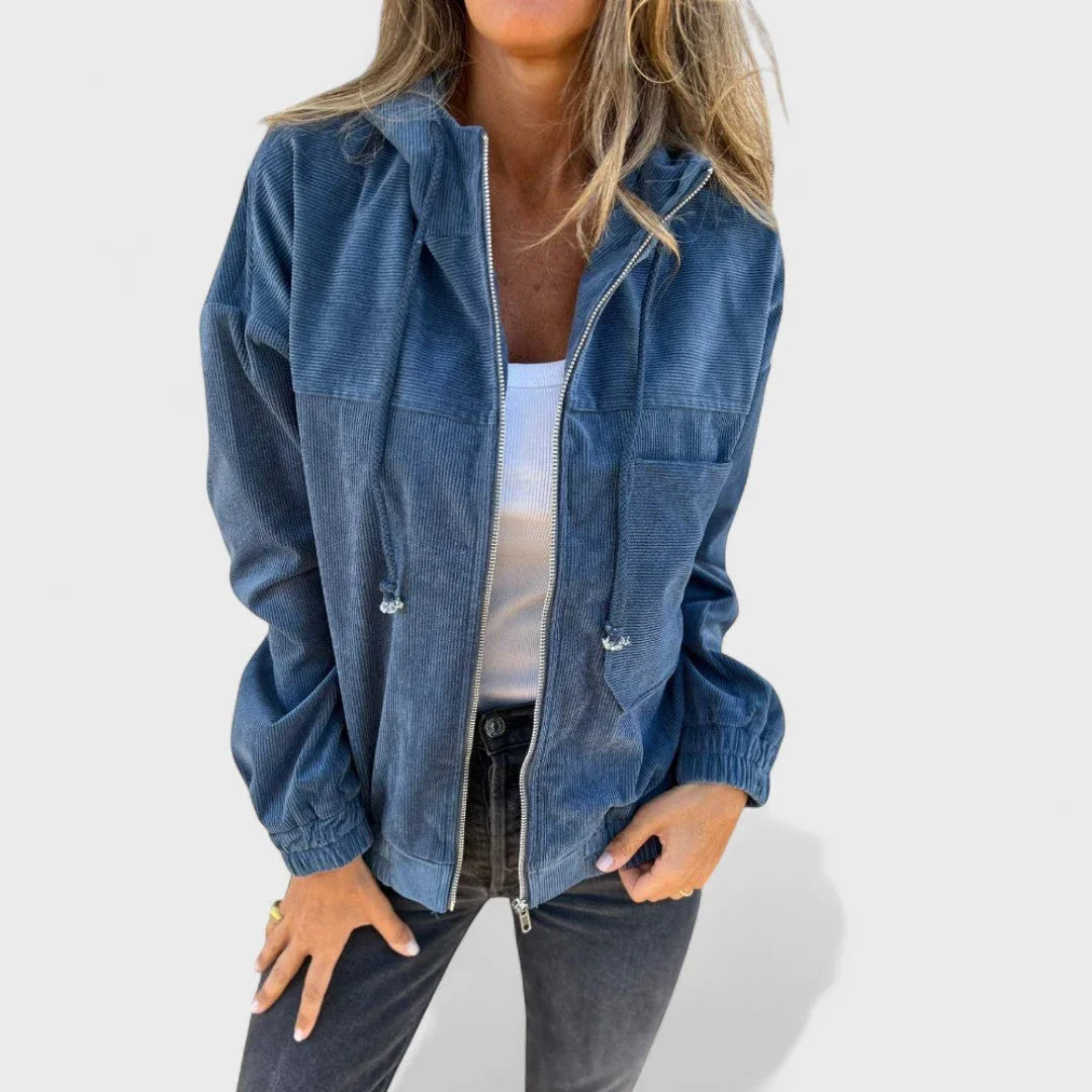 Pavla - Luxus bársony kabát hideg estékre