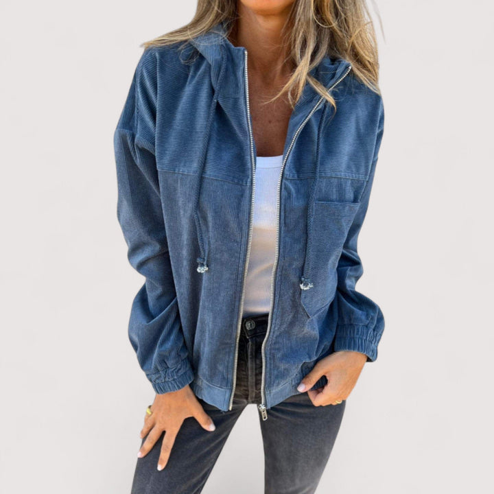 Marta - Bársonyos kapucnis dzseki