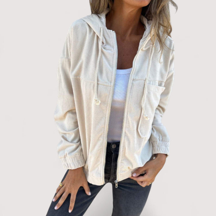 Marta - Bársonyos kapucnis dzseki