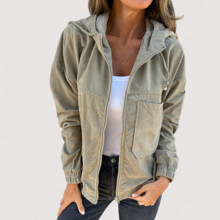 Marta - Bársonyos kapucnis dzseki