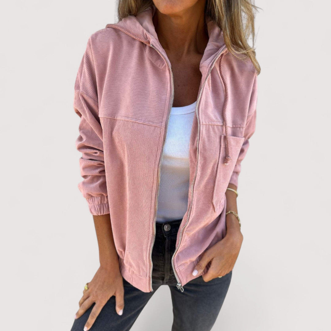 Marta - Bársonyos kapucnis dzseki