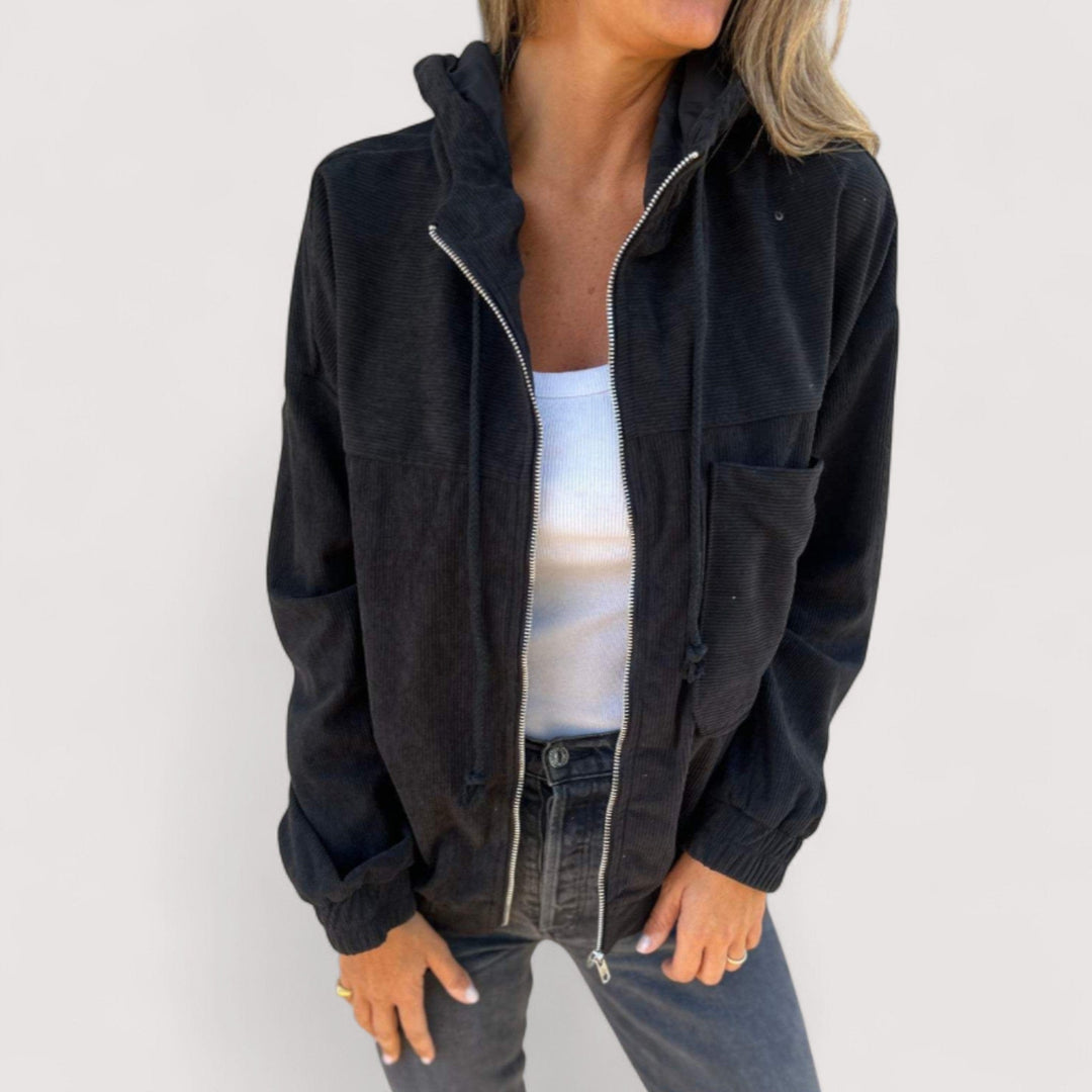 Marta - Bársonyos kapucnis dzseki