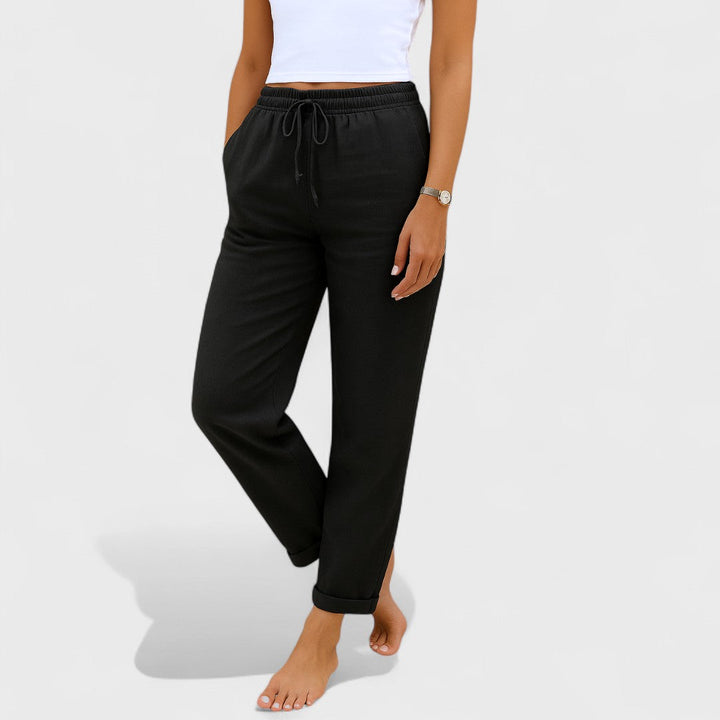 Klára - lenvászon Stretch Nadrág