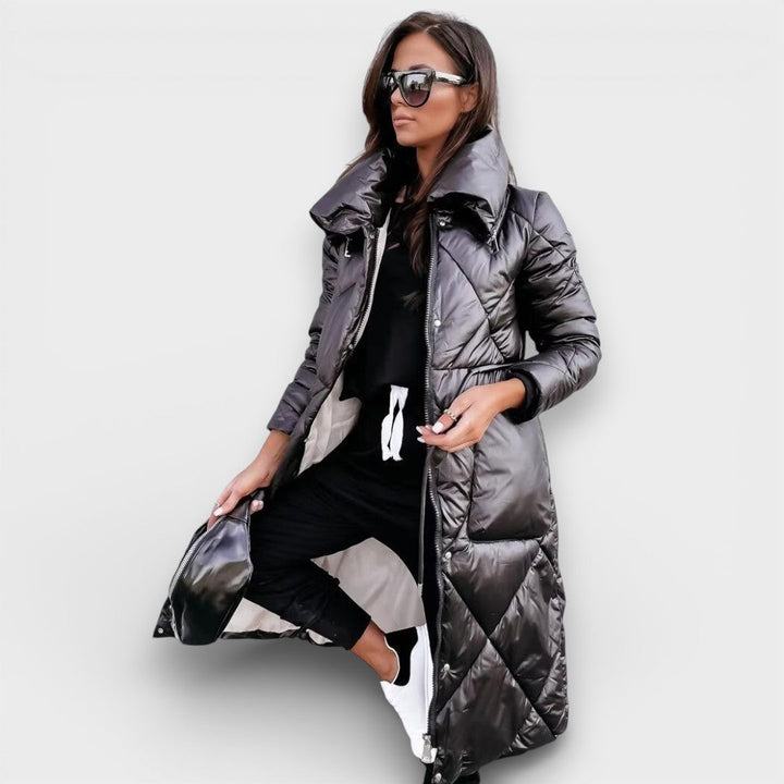 Rumjana - Prémium hosszú puffos kabát