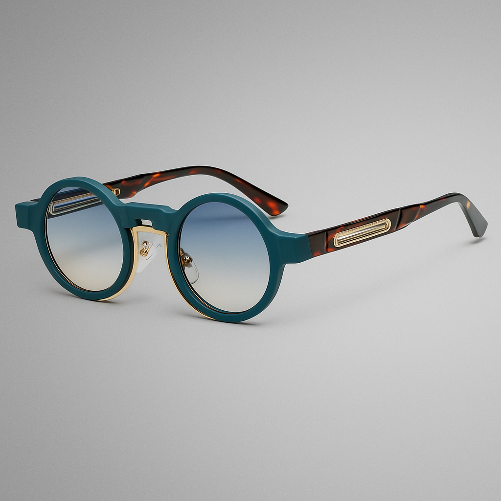 Arnold - Napszemüveg kerek kerettel UV védelemmel fém orrnyereggel