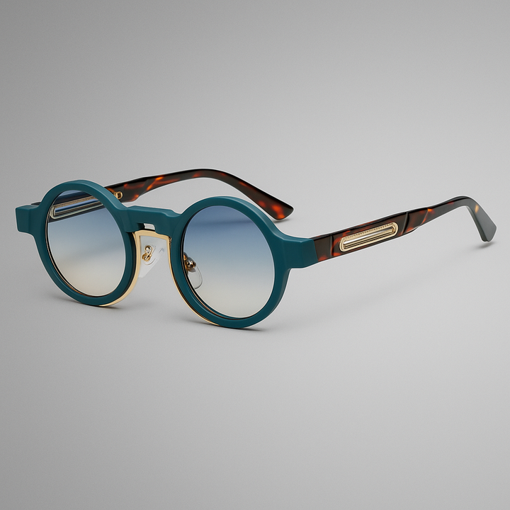 Arnold - Napszemüveg kerek kerettel UV védelemmel fém orrnyereggel