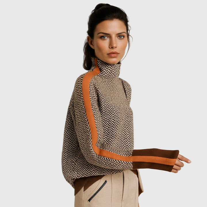 Martina - High Neck Sweater