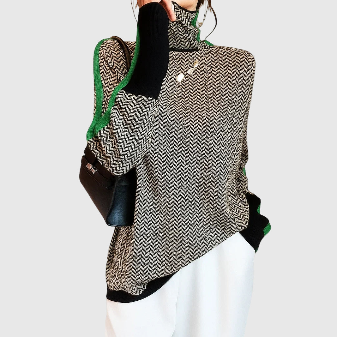 Martina - High Neck Sweater