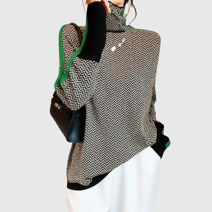 Martina - High Neck Sweater