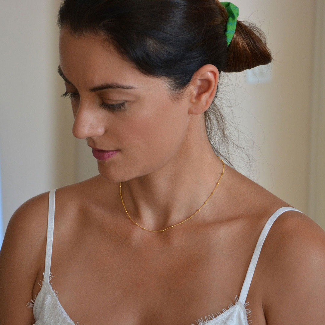 Borka - Nyaklánc 18K Arany Típus Forma