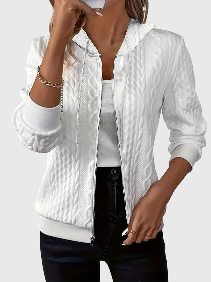 Anna - Kapucnis kabát cipzárral