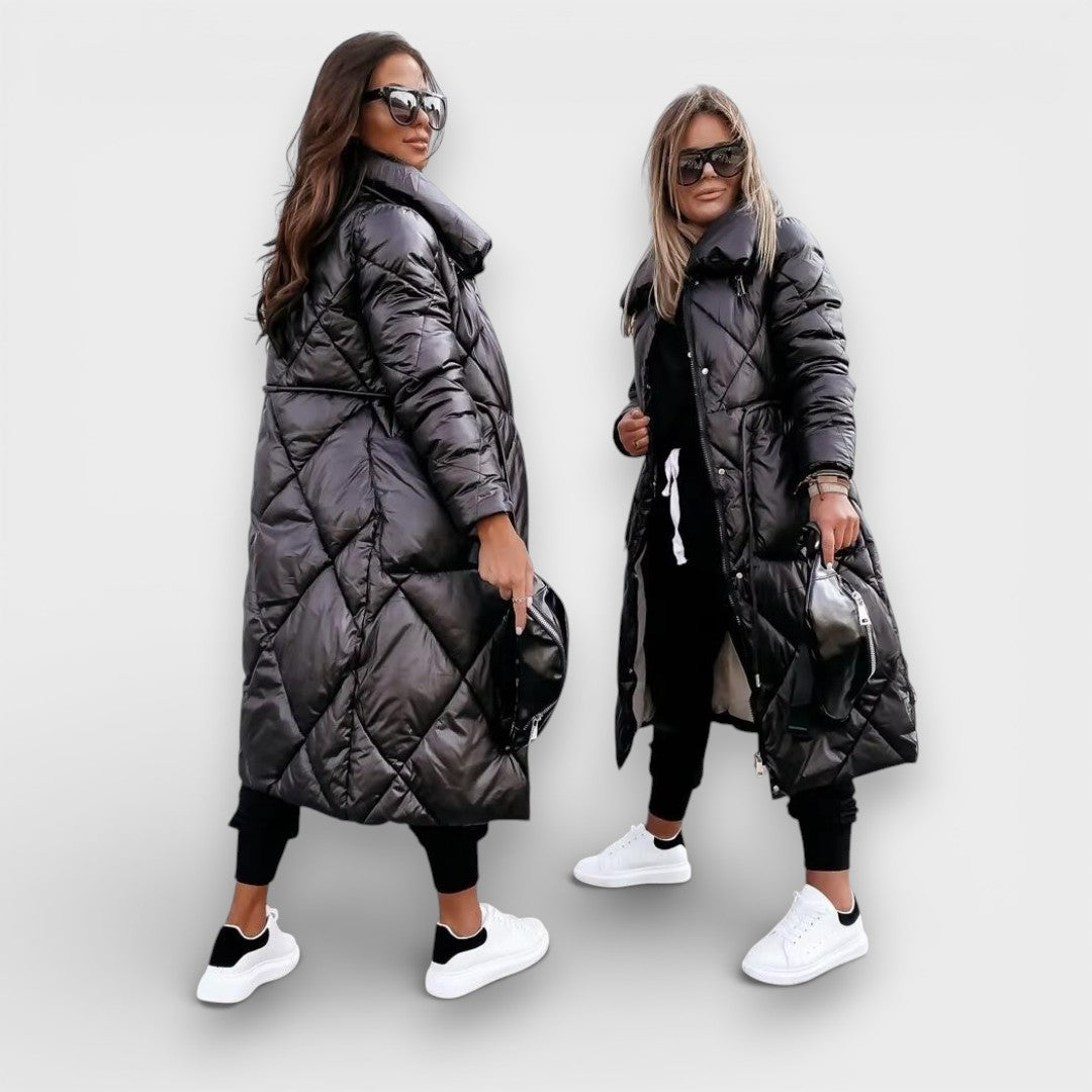 Rumjana - Prémium hosszú puffos kabát