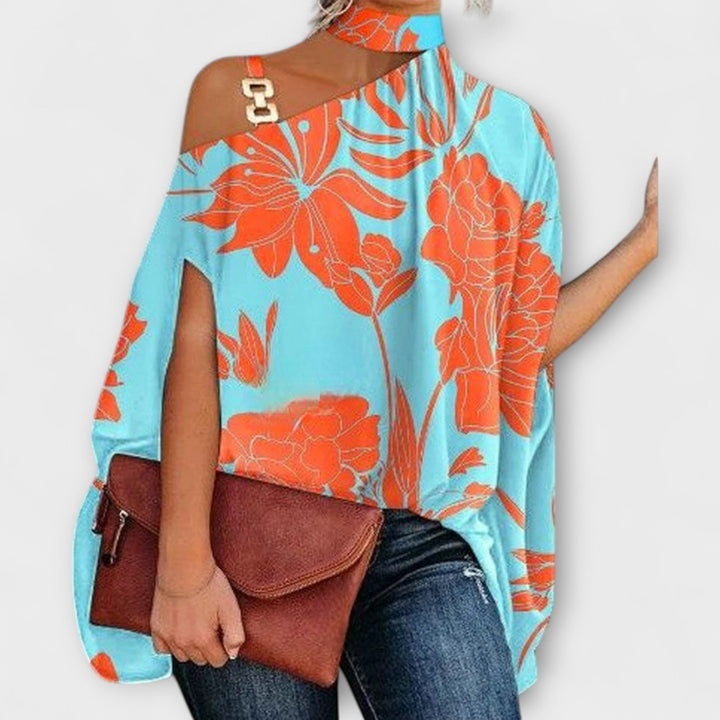 Bernadett - Női váll nélküli blúz