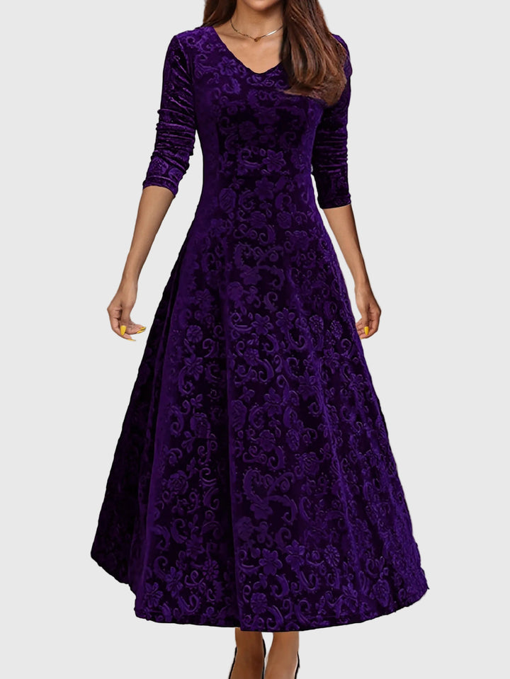 Nancy - Ünnepi Velúr Elegancia Ruha