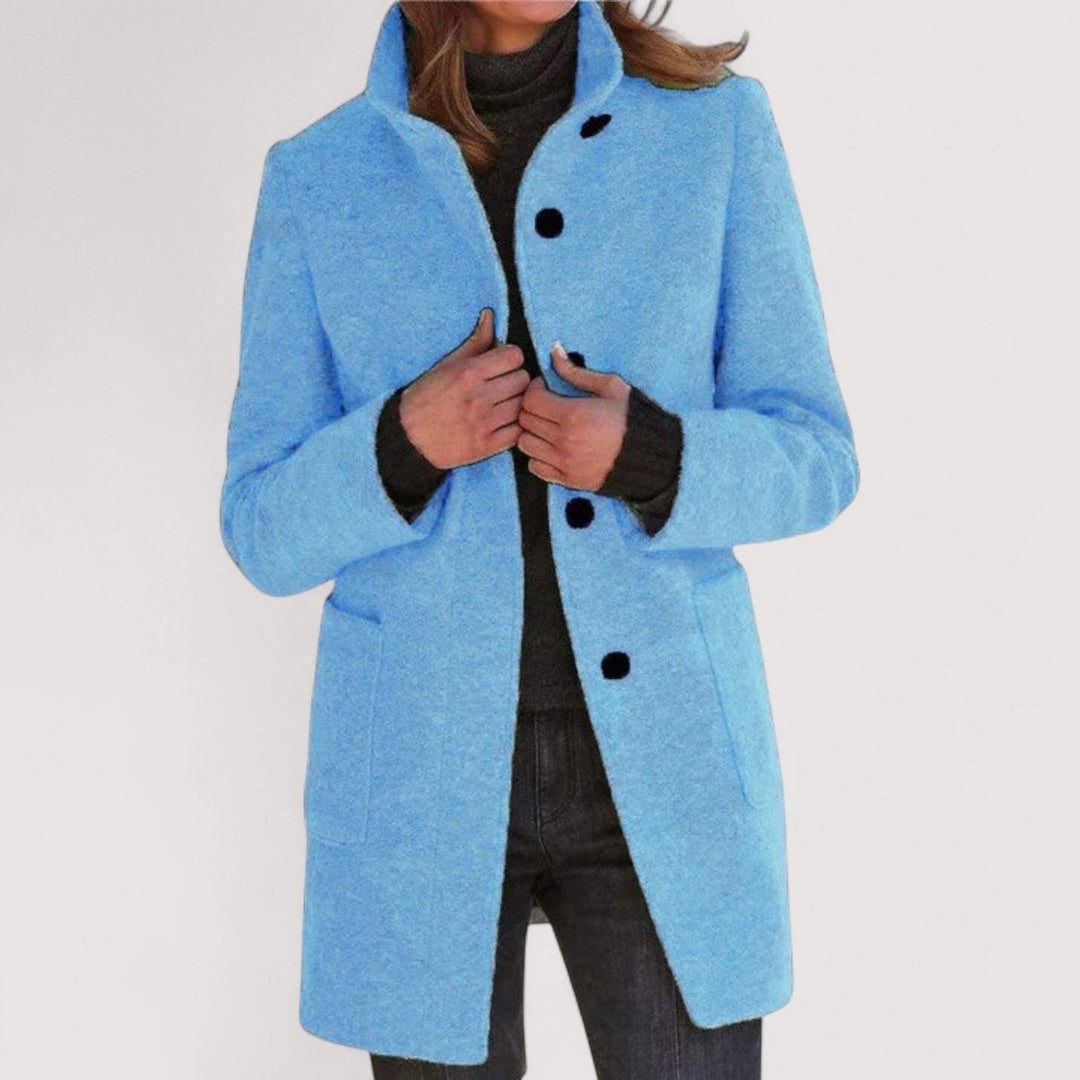 Amina - Klasszikus gyapjúkeverék kabát