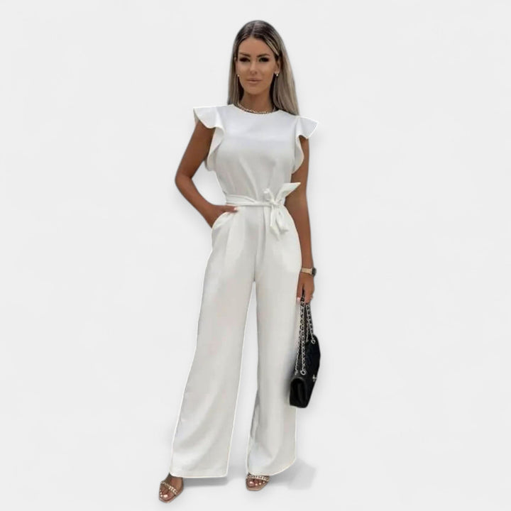 Women's Jumpsuit with Butterfly Sleeves