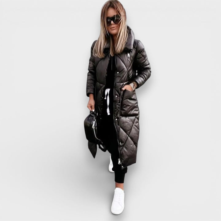 Rumjana - Prémium hosszú puffos kabát