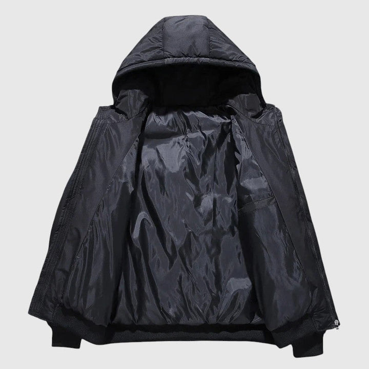 Josef - Pehelykabát kapucnival és tartós bevonattal