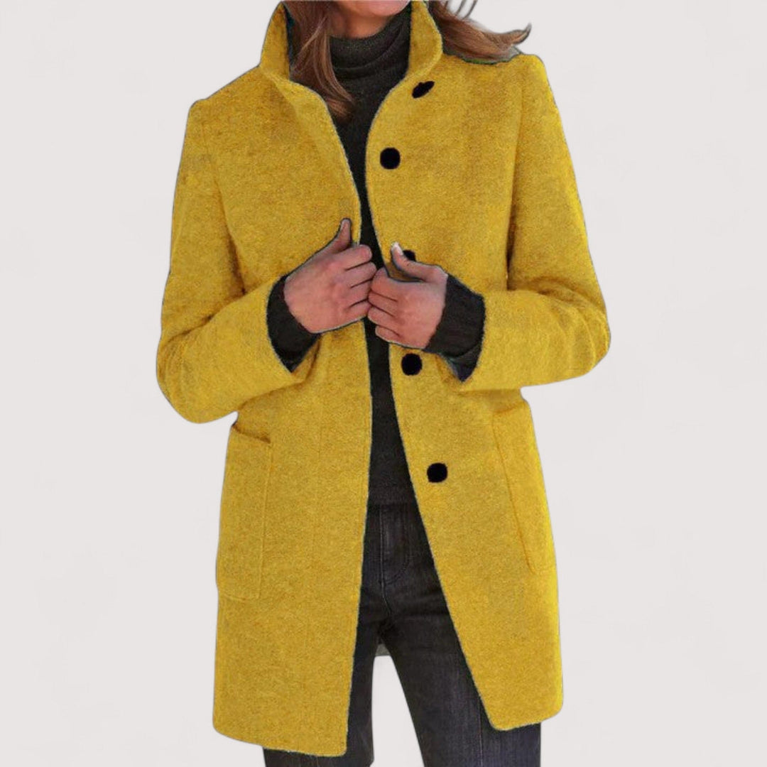 Amina - Klasszikus gyapjúkeverék kabát