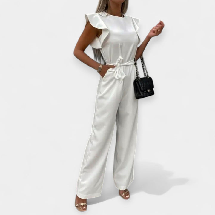 Women's Jumpsuit with Butterfly Sleeves