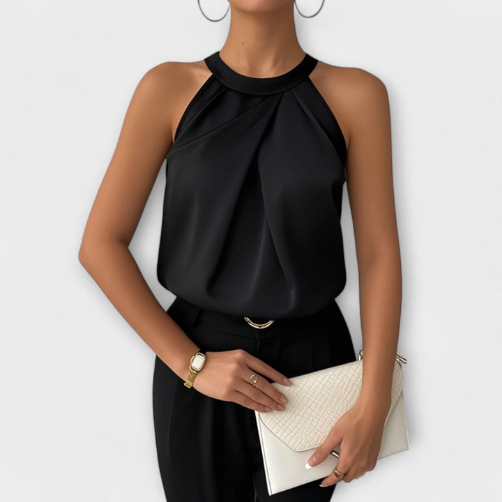 Skye - Elegáns Off-Shoulder Selyemblúz