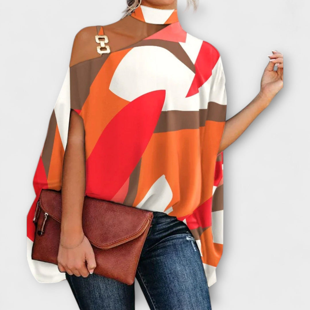 Bernadett - Női váll nélküli blúz