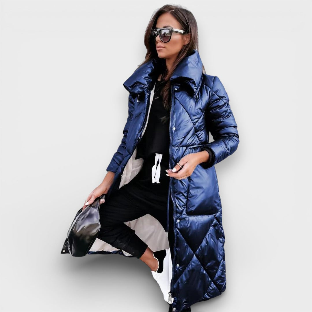 Rumjana - Prémium hosszú puffos kabát