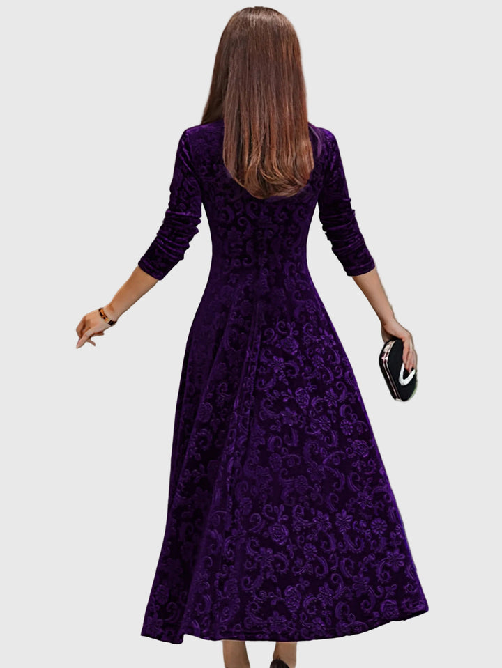 Nancy - Ünnepi Velúr Elegancia Ruha