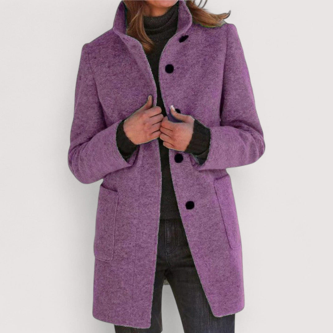 Amina - Klasszikus gyapjúkeverék kabát