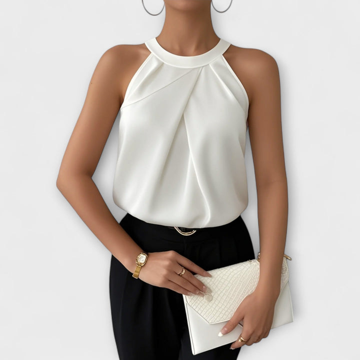 Skye - Elegáns Off-Shoulder Selyemblúz