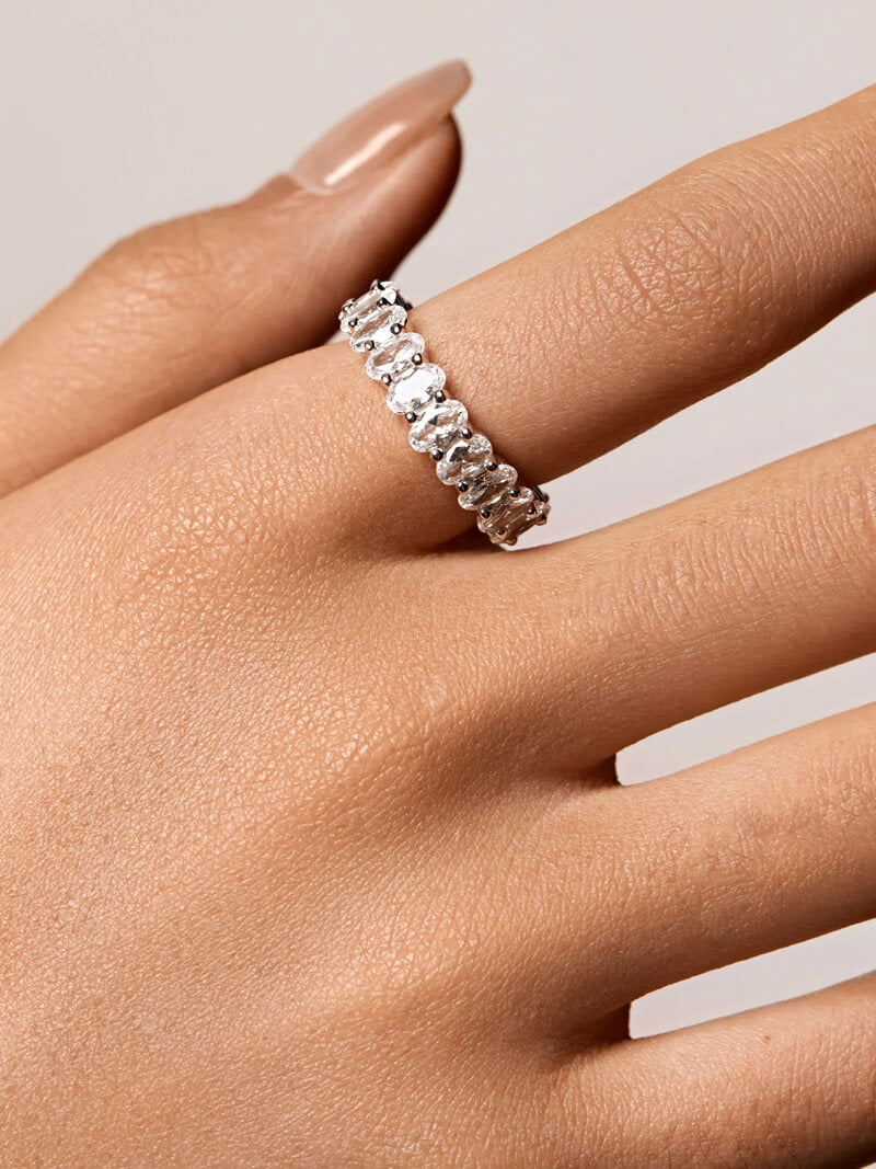 Nikolett - Ovális Gyűrű Kettős Felülettel