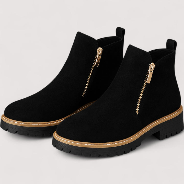 Nicole - Elegáns bokacsizma cipzárral