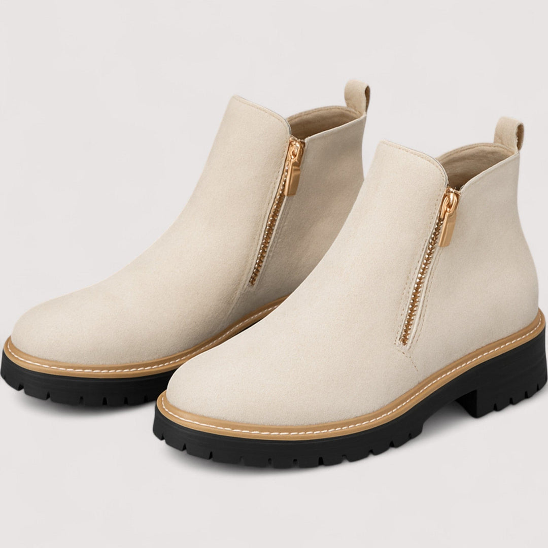 Nicole - Elegáns bokacsizma cipzárral