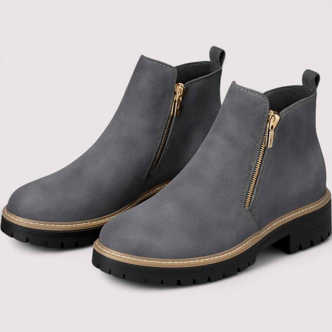 Nicole - Elegáns bokacsizma cipzárral