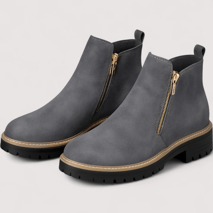 Nicole - Elegáns bokacsizma cipzárral