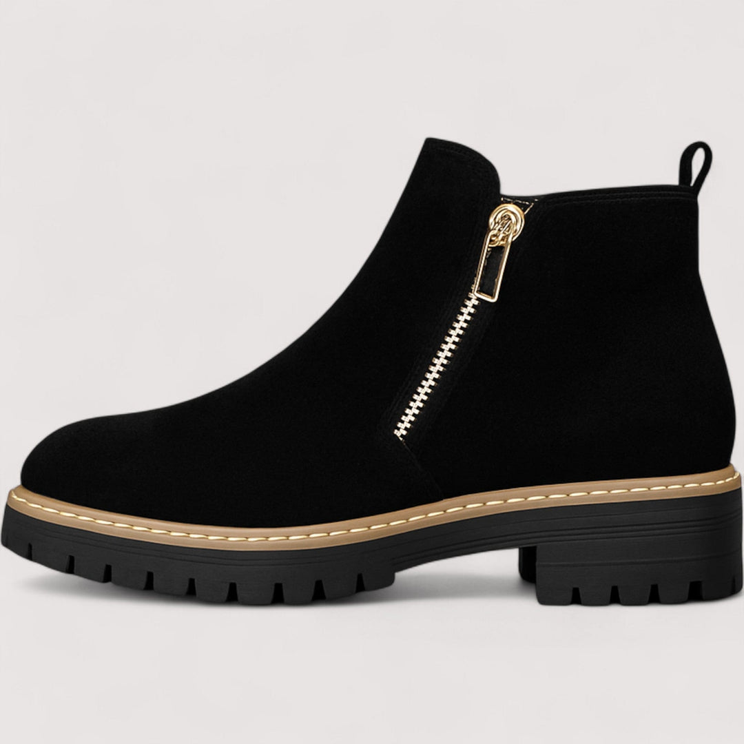 Nicole - Elegáns bokacsizma cipzárral