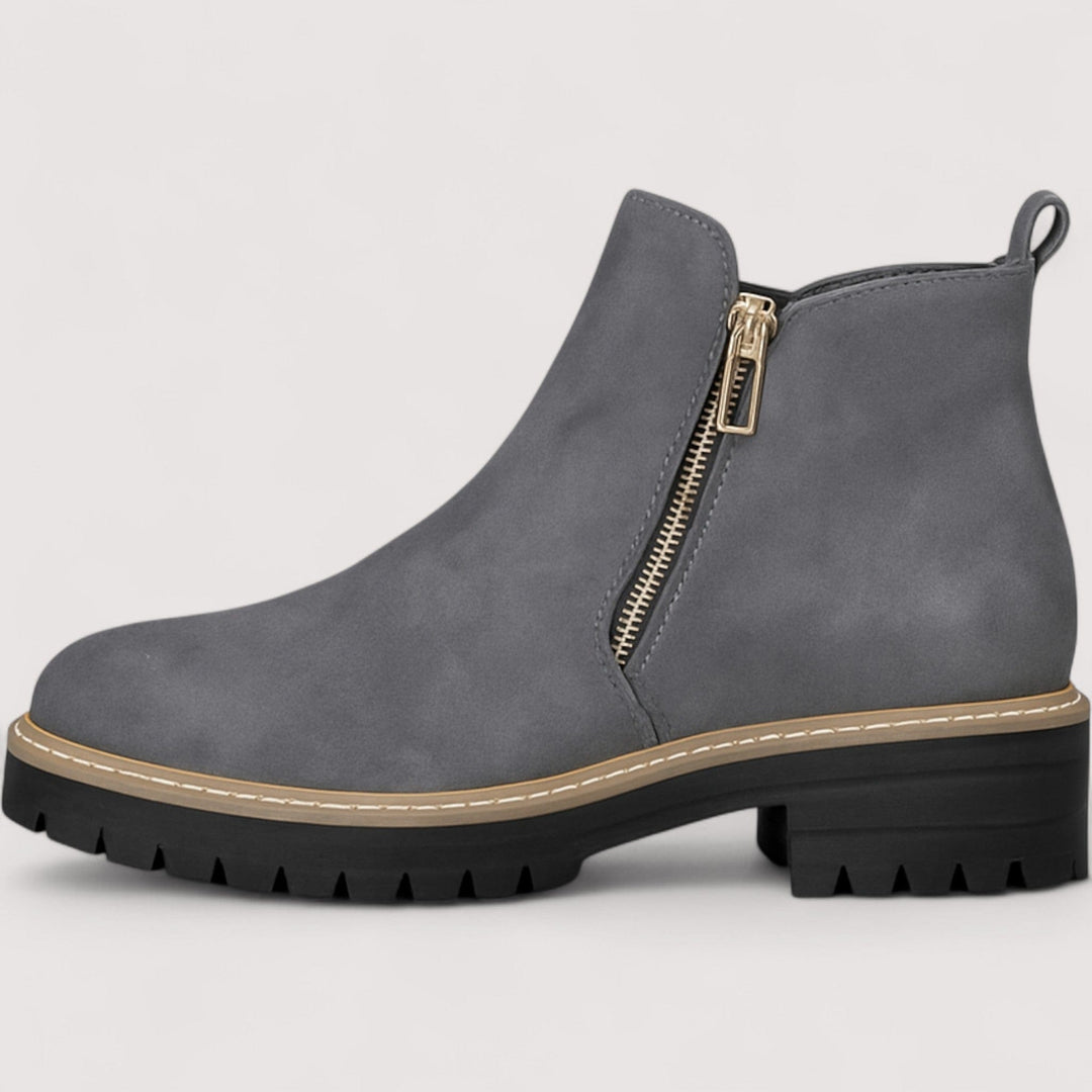 Nicole - Elegáns bokacsizma cipzárral