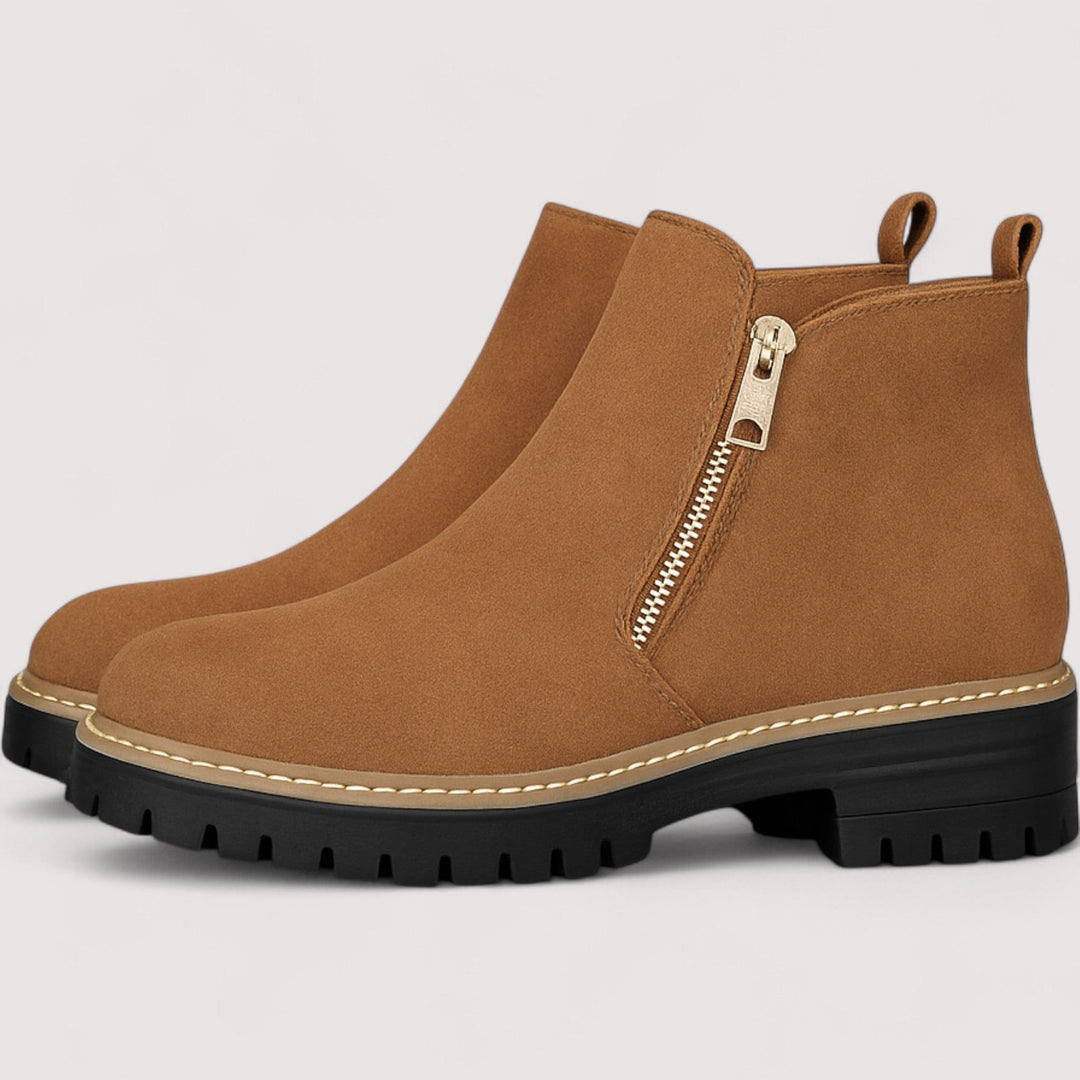 Nicole - Elegáns bokacsizma cipzárral