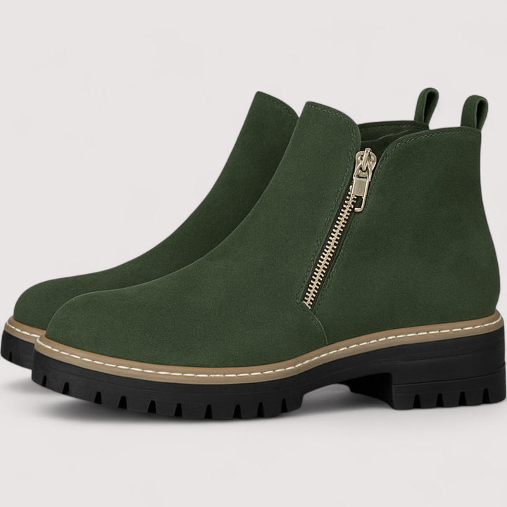 Nicole - Elegáns bokacsizma cipzárral