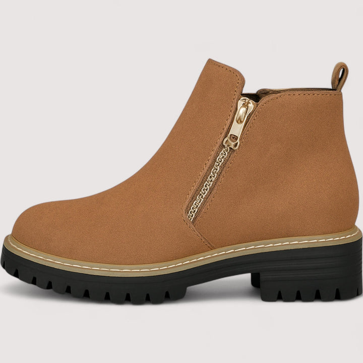 Nicole - Elegáns bokacsizma cipzárral