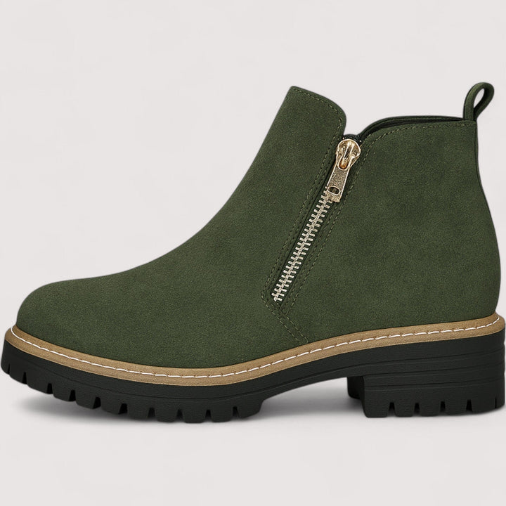 Nicole - Elegáns bokacsizma cipzárral