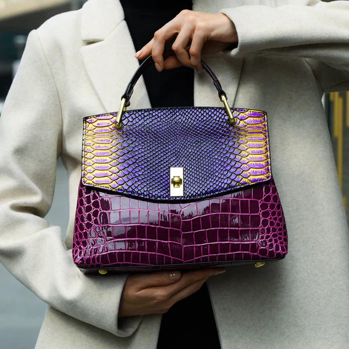 Elza - Válltáska Mintázat Textúra Részletek Díszítés