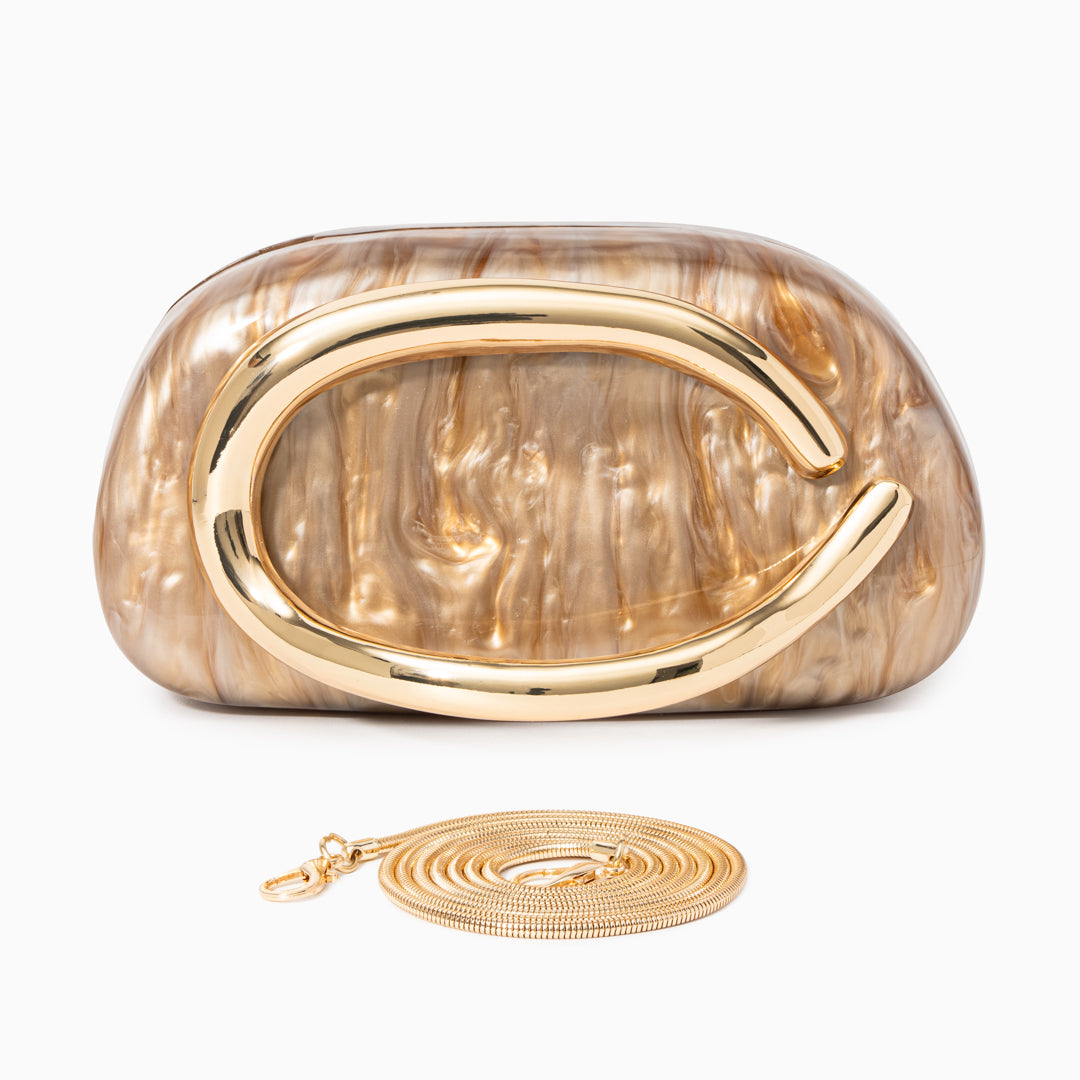 Eszter - Táska Gyöngyházfényű Kivitel Részletek